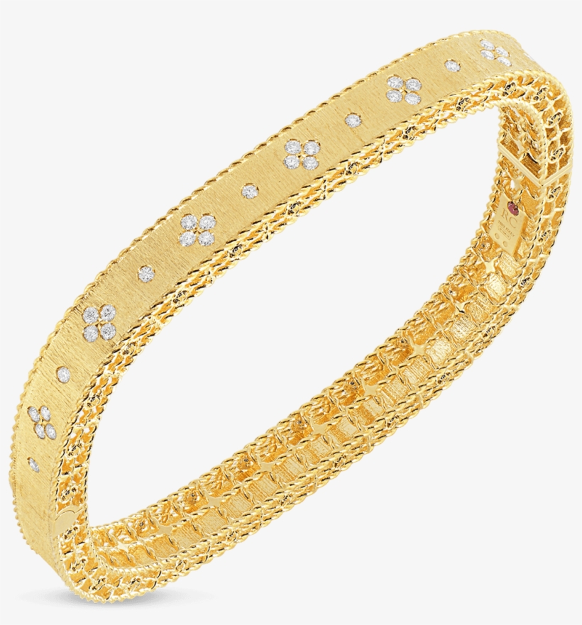 Gold And Diamond Bracelet - Bracelet, transparent png #1071844