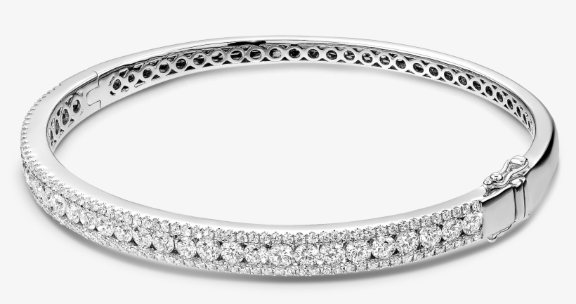 48 Carat Diamond Bracelet - Witgouden Armband Met Diamant, transparent png #1071877