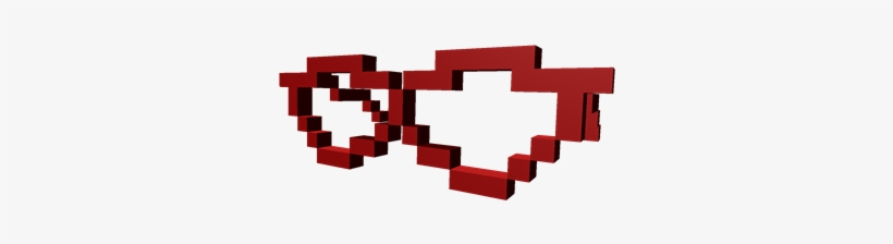 8-bit Oversized Glasses - Roblox Oversized Glasses, transparent png #1071880