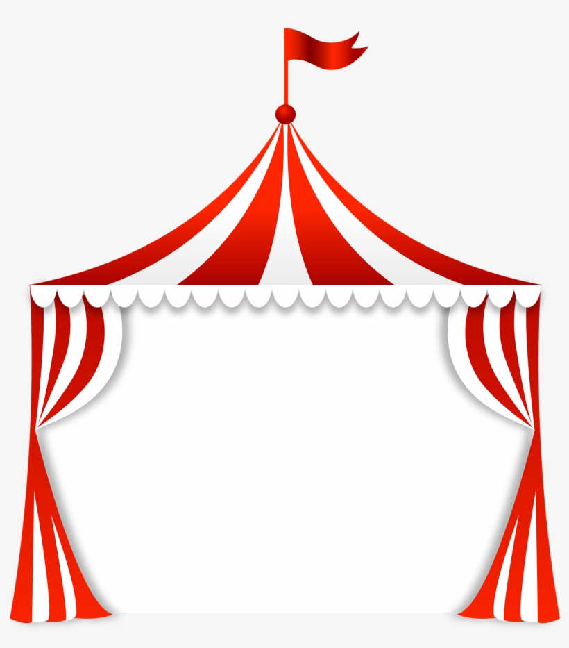 Vintage Circus Banner Png - Circus Frame, transparent png #1071882