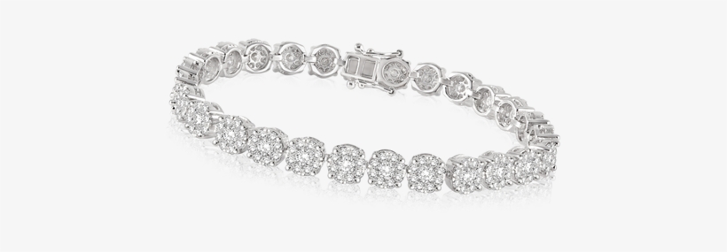Unity Style Ladies Diamond Bracelet In White Gold - Bracelet, transparent png #1071948