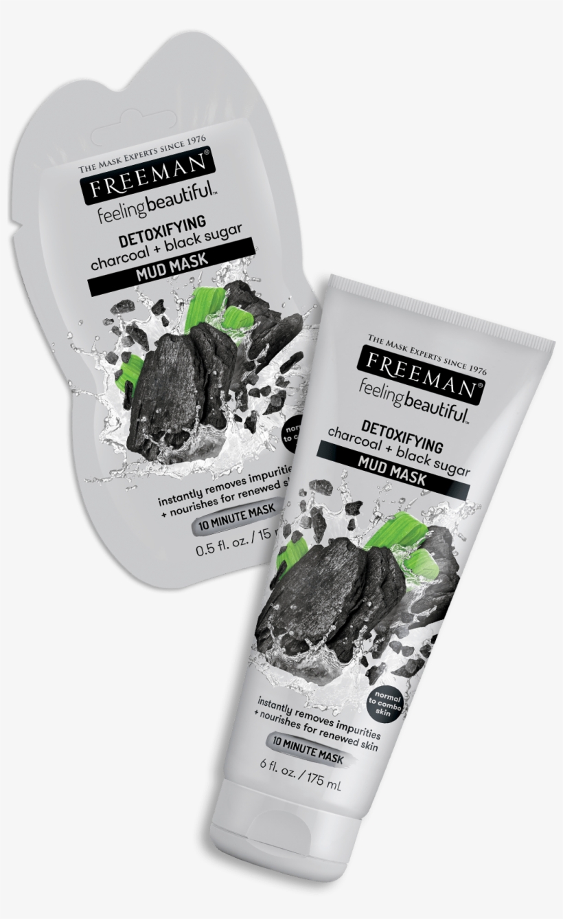 Detoxifying Charcoal Black Sugar - Freeman Facial Polishing Mask Charcoal And Black Sugar, transparent png #1072196