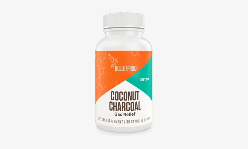 Coconut Charcoal - 90 Ct - - Bulletproof Coconut Charcoal - 90 Capsules, transparent png #1072302