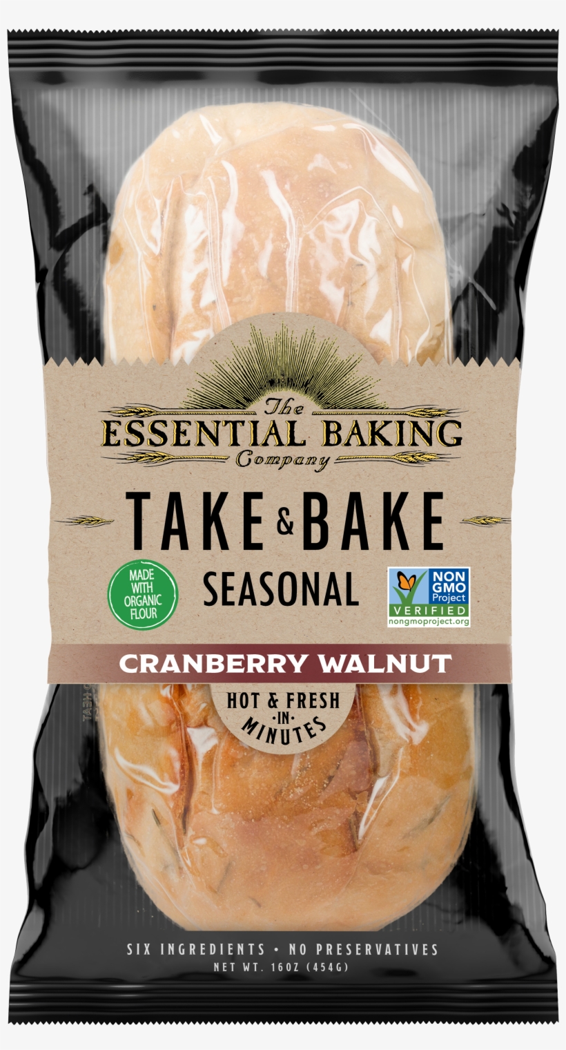 Take & Bake Cranberry Walnut Seasonal - Essential Baking, transparent png #1072541