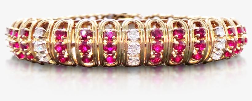 A Ruby And Diamond Bracelet, By Boucheron, Circa, transparent png #1072604