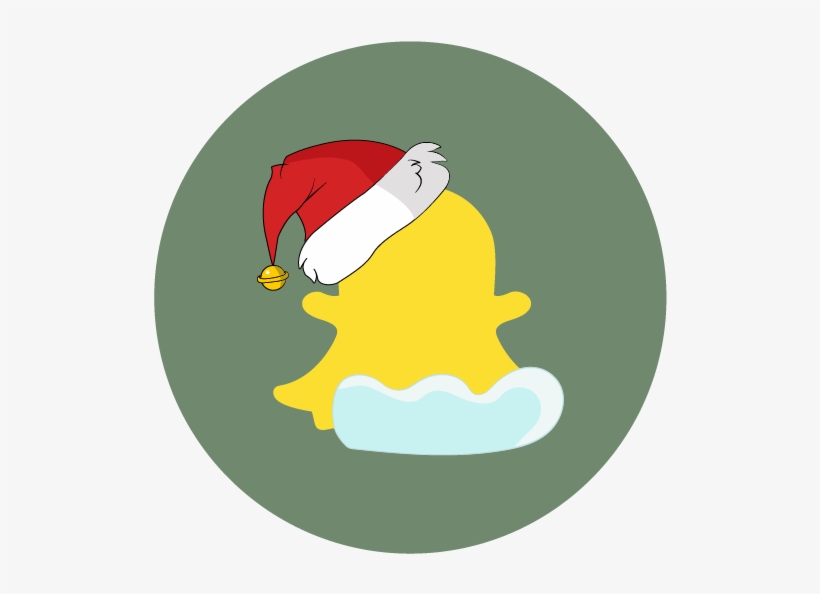 Social Media Christmas Theme - Snapchat, transparent png #1073063