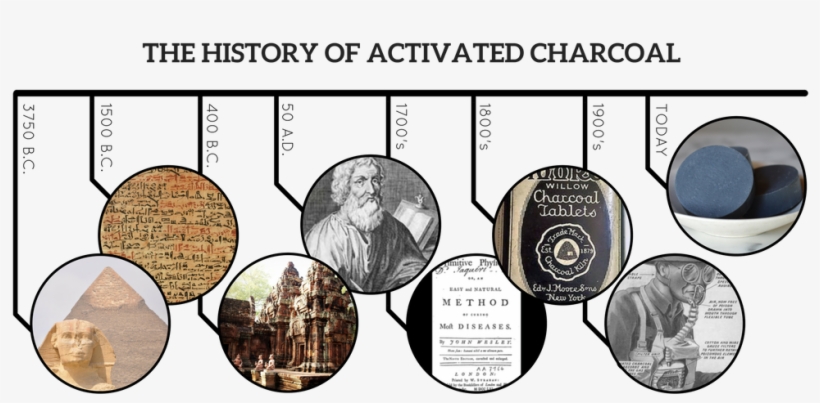 History Of Activated Charcoal - Reinventing Hippocrates, transparent png #1073391