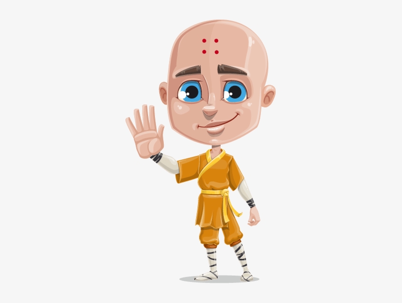 Vector-monk - Vector Character Png, transparent png #1073597