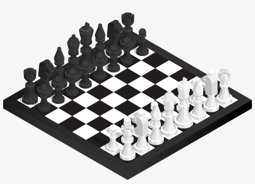 Chessboard Png Clip Art - Chess Clipart, transparent png #1073645
