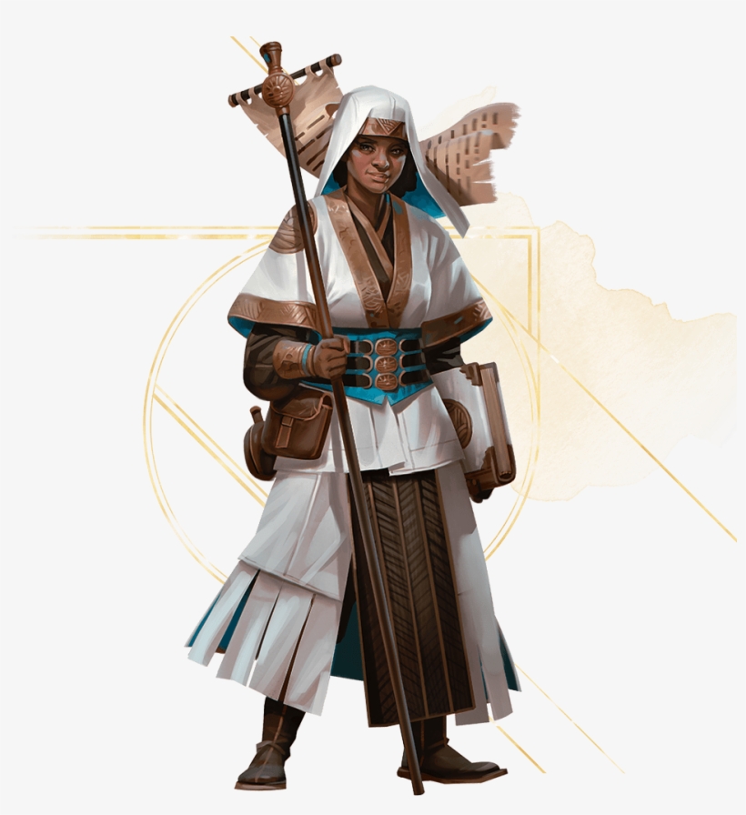 Monk - Healer Dnd, transparent png #1073670