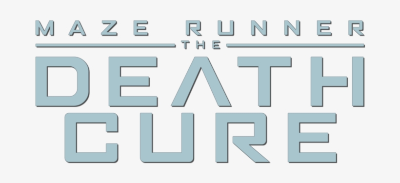 The Maze Runner Death Cure Logo Png Banner Black And - Maze Runner Death Cure Png, transparent png #1073694