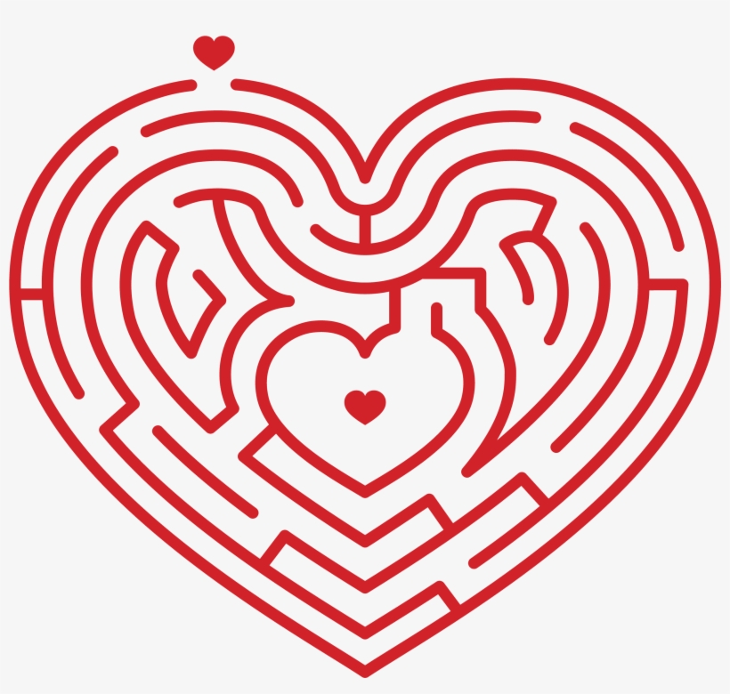 The Online Dating Labyrinth - Loving Push, transparent png #1073717