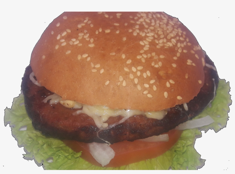 Hamburguesa D`luxe - Hamburger, transparent png #1073737