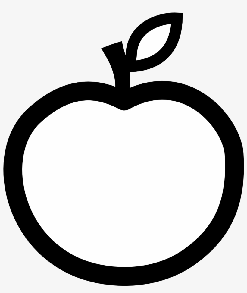 White Apple Cliparts - Apple Clipart Transparent Background, transparent png #1073878