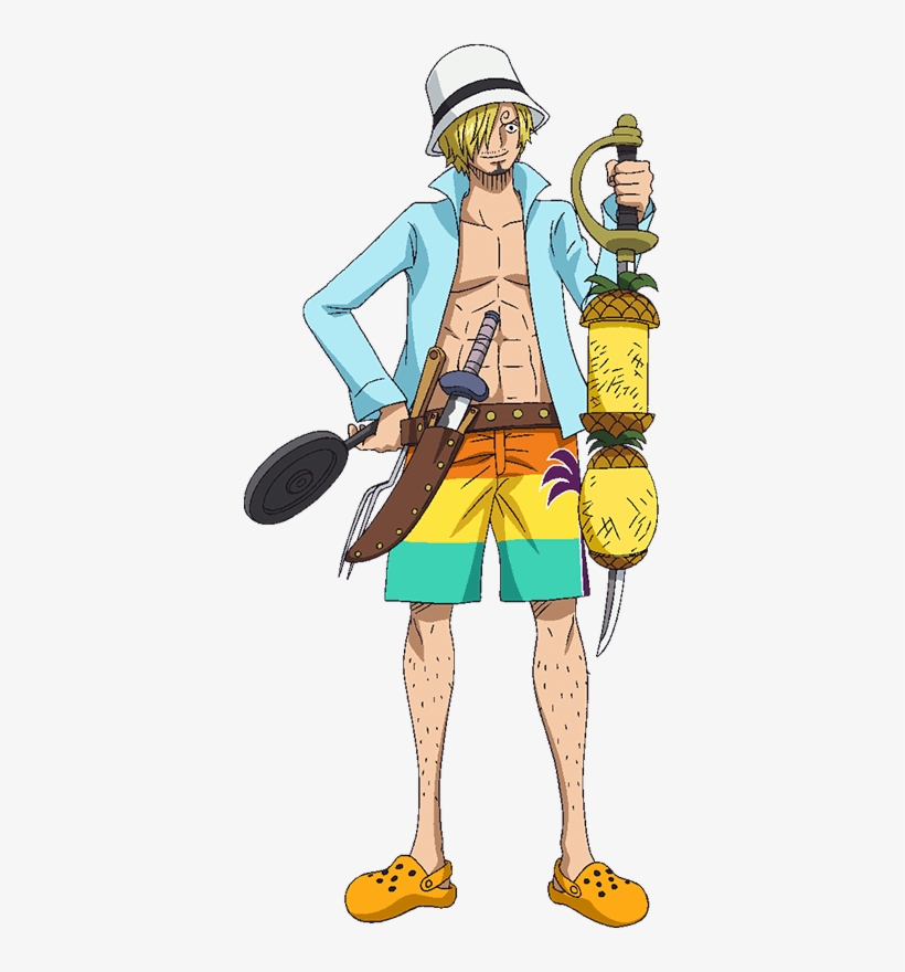 Sanji Film Gold Sunbathing Outfit - Sanji One Piece Gold, transparent png #1074109