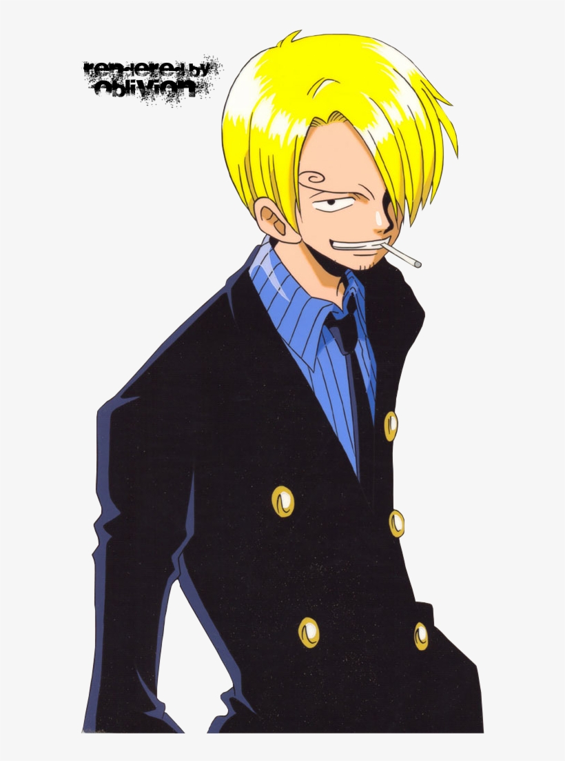 No Caption Provided - One Piece Sanji Cosplay Costume, transparent png #1074243