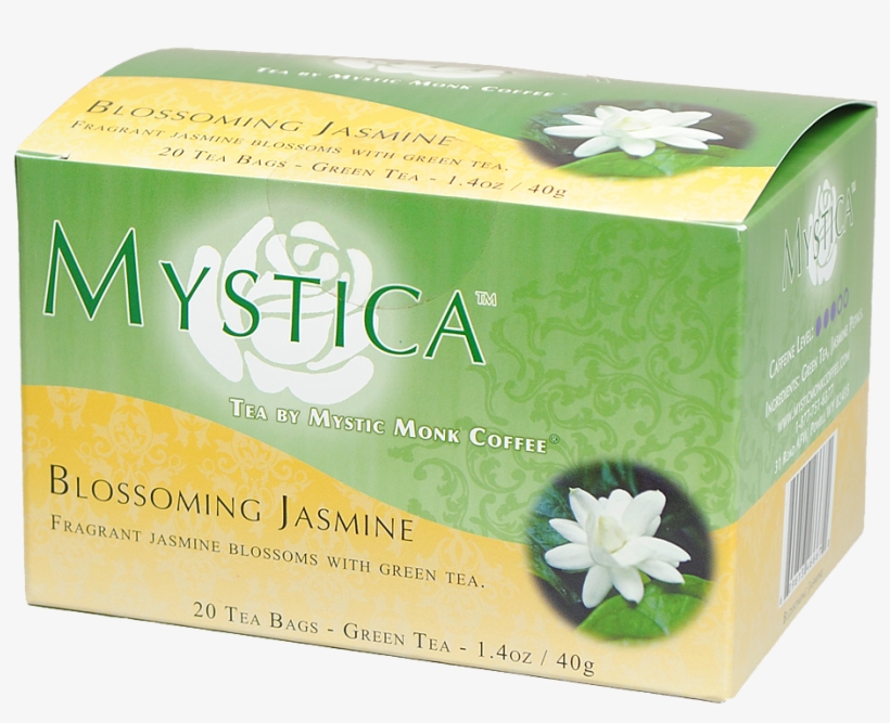 Blossoming Jasmine Green Tea, Tea - Mystic Monk Coffee Blossoming Jasmine Green Tea, transparent png #1074997