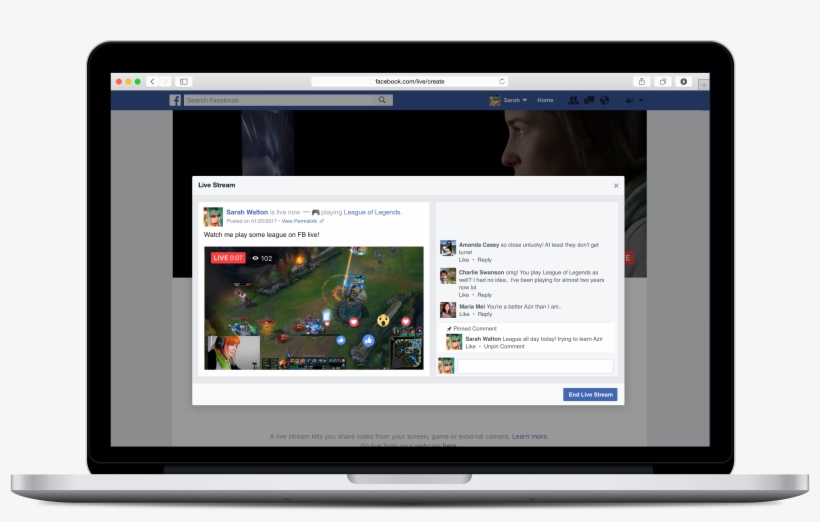 Facebook's Aggressive Push Into Live Streaming Indicates - Facebook Live Screen Share, transparent png #1075016