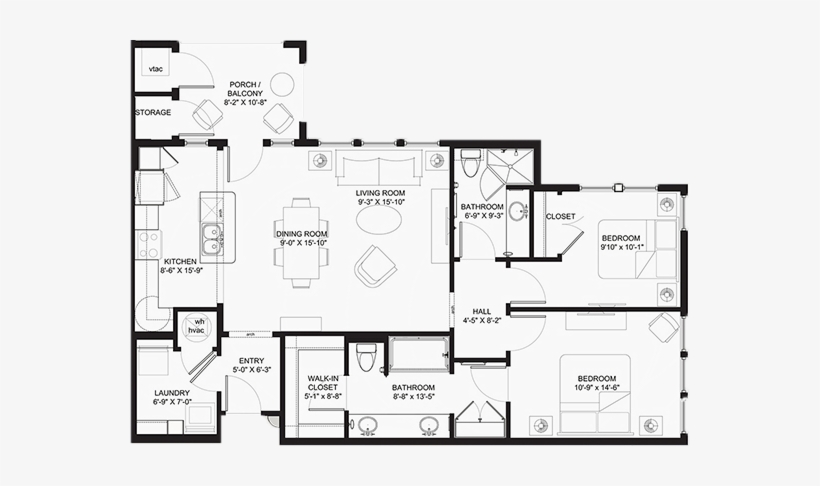 Beautiful Floor Plan Of The Alamo Images - Franklin Park Alamo Heights, transparent png #1075152