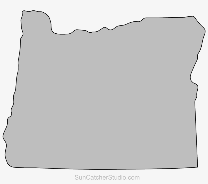 Oregon State Outline Png, transparent png #1075183