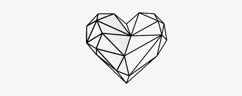 Então É Isso, Agora Você Já Sabe Que Entre Tantos Formatos - Geometric Heart Shapes Png, transparent png #1075208