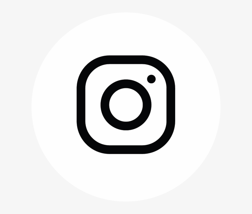 La - Instagram Logo White Png Circle, transparent png #1075251