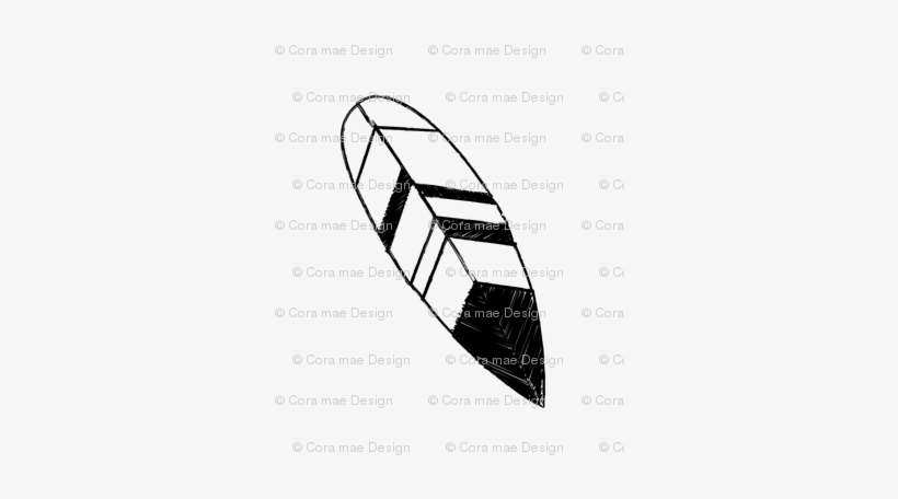 Black And White Feather Print - White Feather, transparent png #1075355