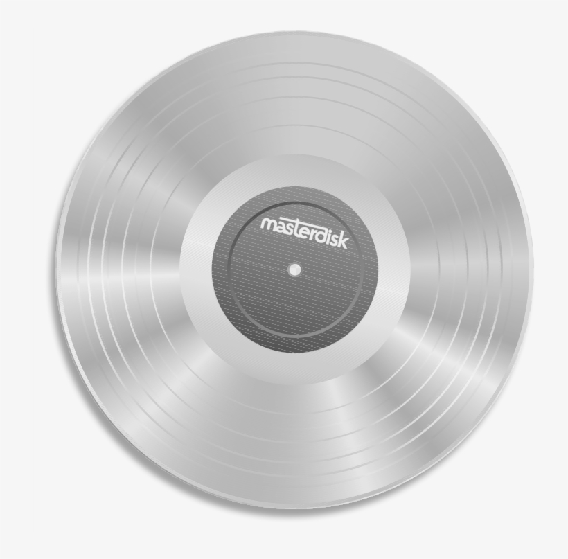 Masterdisk Platinum Record Transparent - Gold Vinyl Record Png, transparent png #1075507