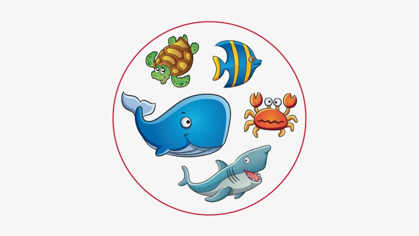 Conjunto Animales Marinos - Conjuntos De Animales Marinos, transparent png #1075568