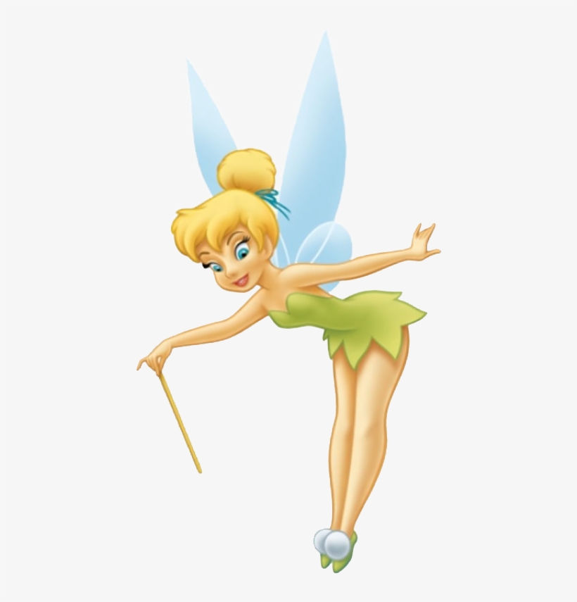 Tinker Bell Clip Art - Tinkerbell With Her Wand, transparent png #1076049