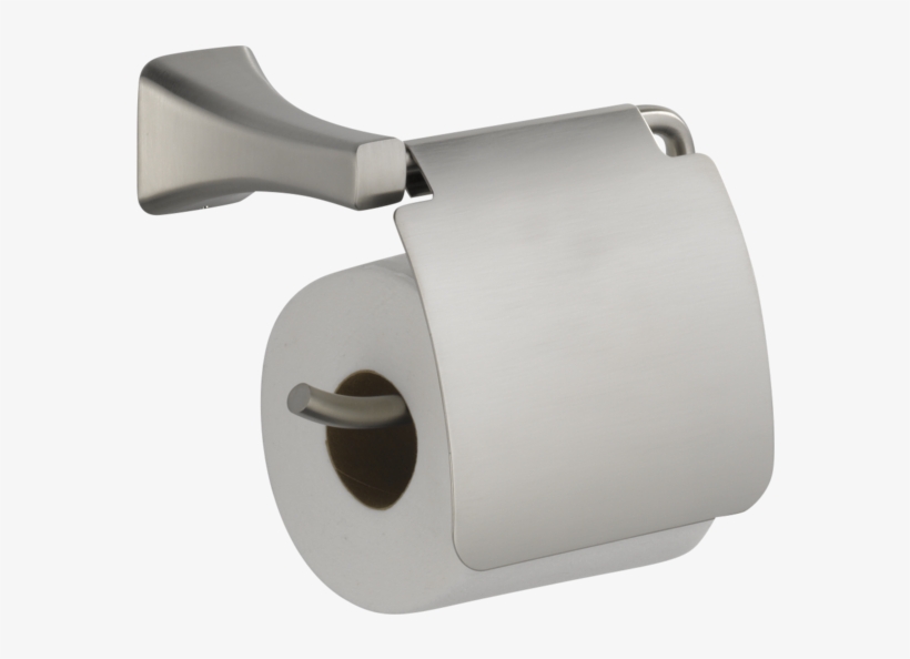 Tissue Holder With Removable Cover - Delta Tesla Single Post Roll Toilet Paper Holder In, transparent png #1076381