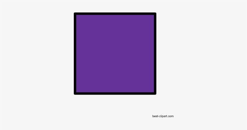 Purple Square Free Clipart Image - Lilac, transparent png #1076389