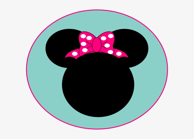 Pink Mouse Bow Clip Art - Minnie Mouse Ears Clipart, transparent png #1076602