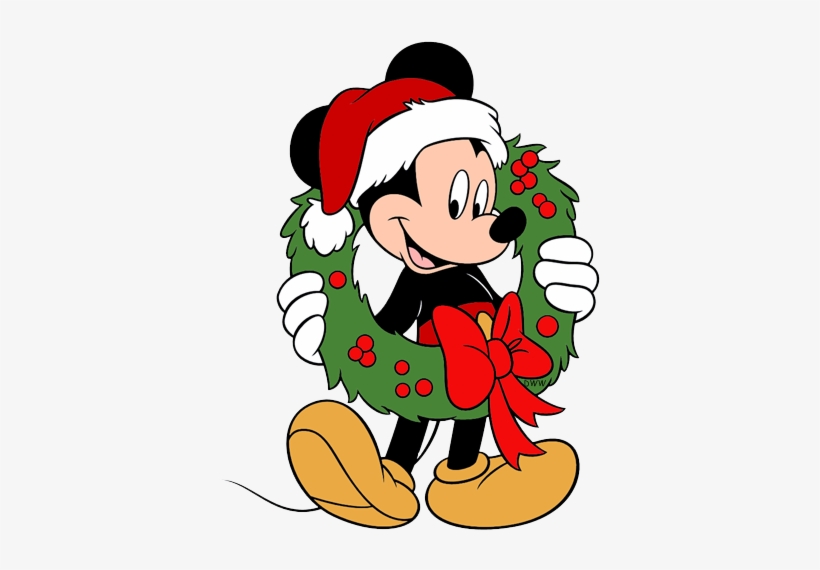 Christmas Mickey Mouse Ears Clip - Mickey Mouse Christmas Personalized Party Shirt Or, transparent png #1076646