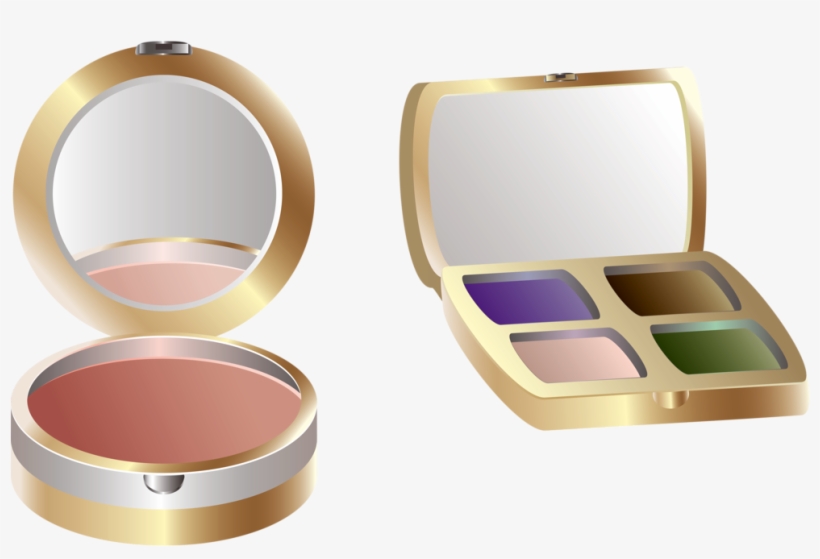 Makeup Clipartface Powdergirly - Clip Art, transparent png #1076832