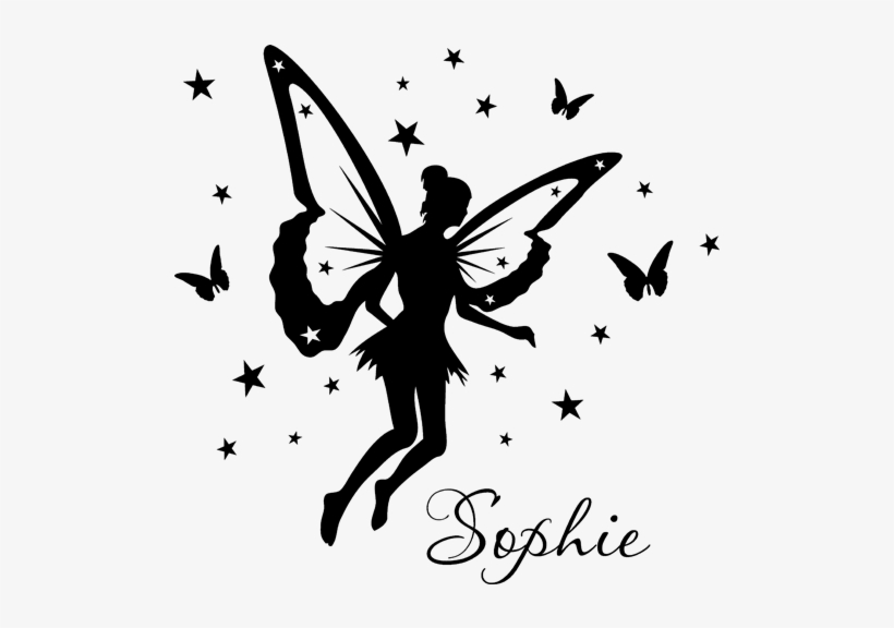 Decal House Tinkerbell Nursery Wall Decal, transparent png #1076864
