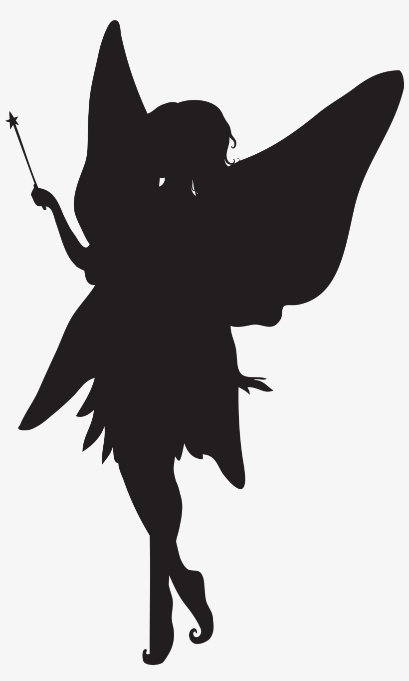 Fairy Silhouette Clip Art Is Available For Free Download - Clip Art, transparent png #1077002