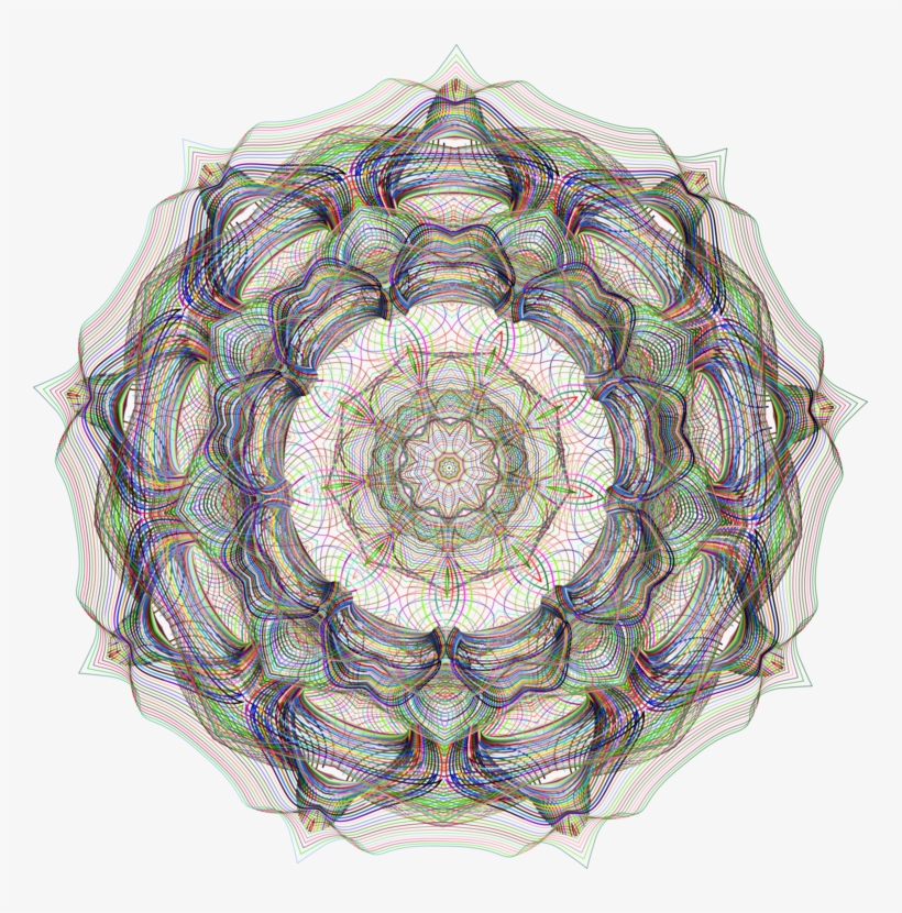 Symmetry Kaleidoscope Mandala Circle Vector Magic - Clip Art, transparent png #1077600