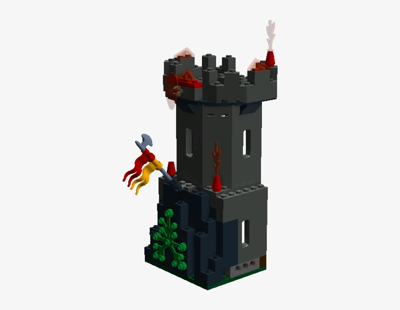 Castle Tower Ldd - Lego Castle Tower, transparent png #1077939