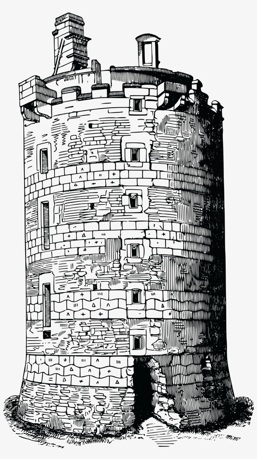 Free Clipart Of A Fortress Tower - Castle Tower Png, transparent png #1077959
