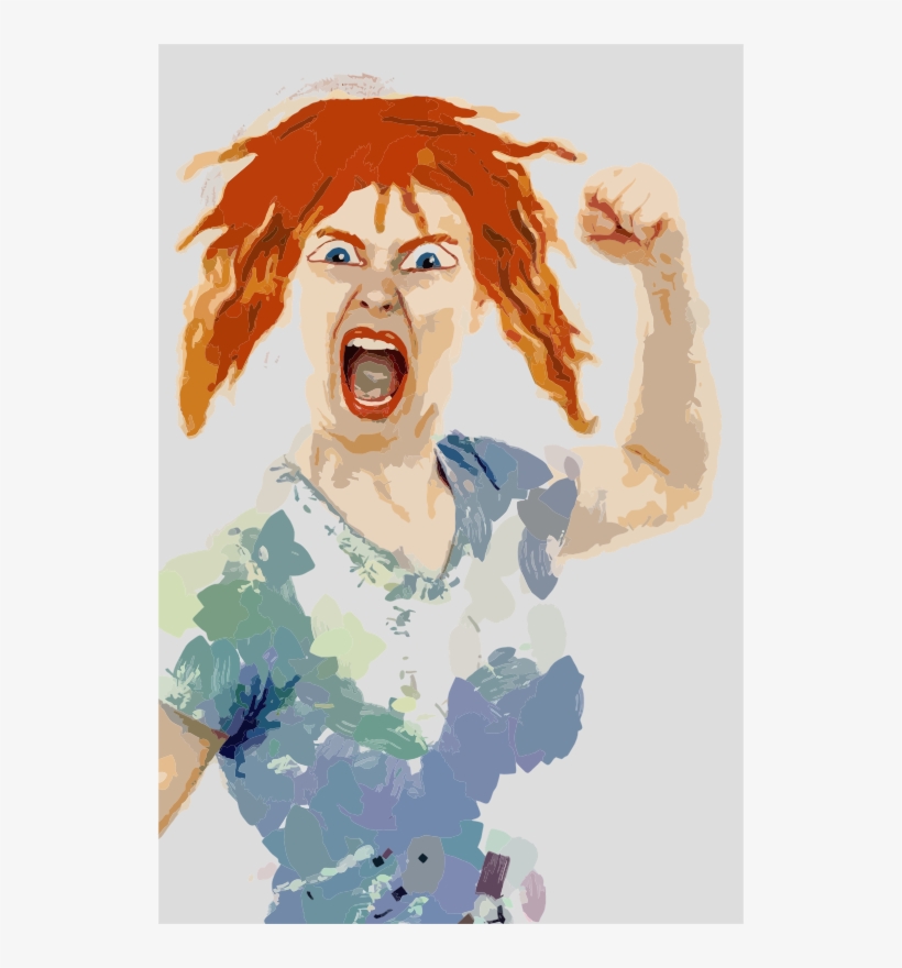 Medium Image - Very Angry Woman, transparent png #1078003