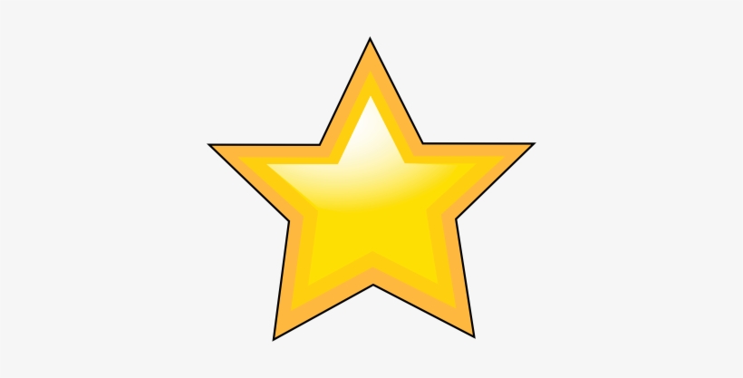 Gold Star Blank 01 Blanks Shapes Star Gold Star Blank - Estrella Clipart, transparent png #1078036