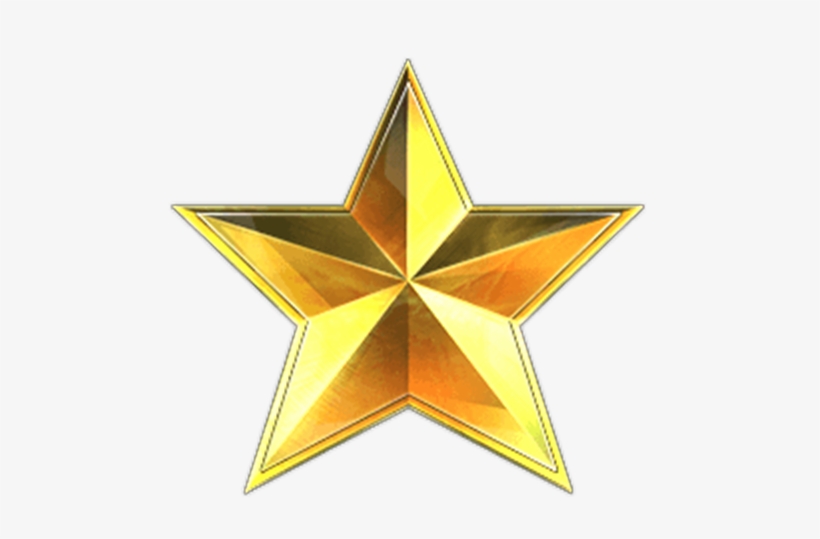 Military Gold Star Png, transparent png #1078186