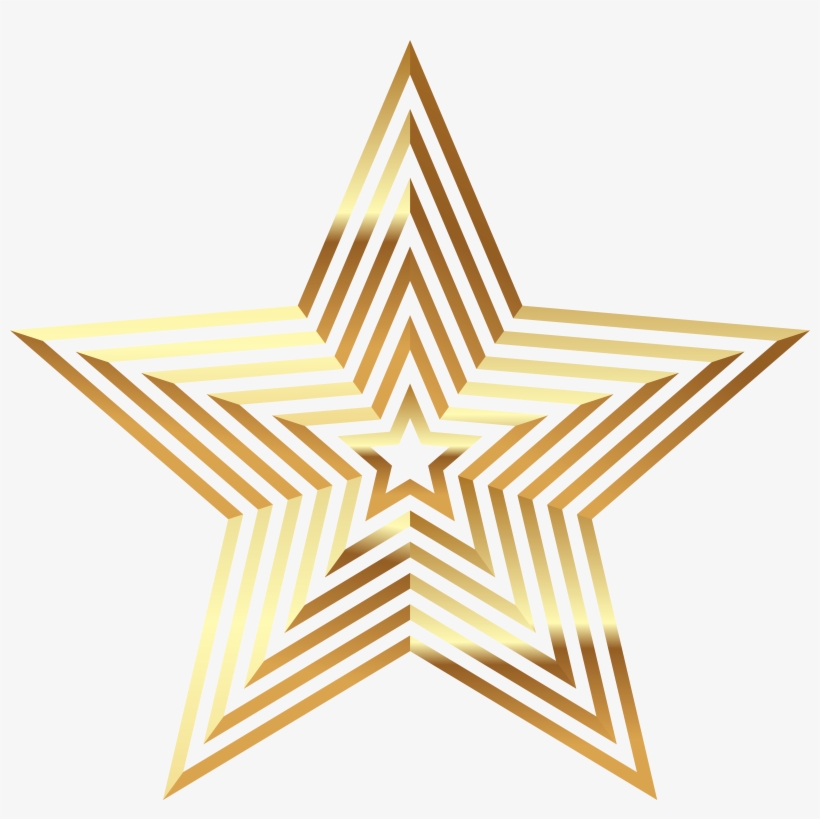 Golden Star Png, transparent png #1078208