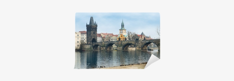 Charles Bridge And Old Clock Tower View, Czech Republic - Charles Bridge, transparent png #1078232