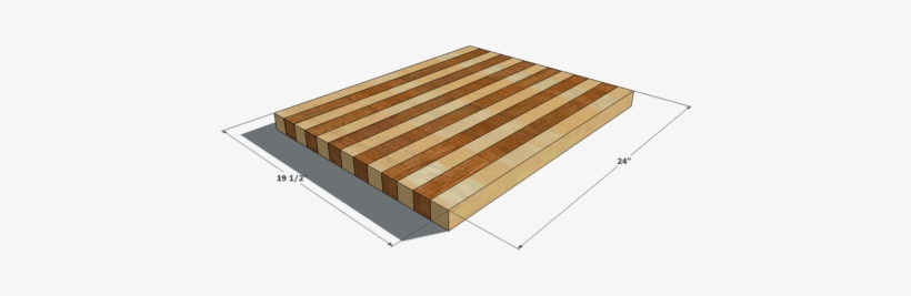 This Plan Will Give You An Oversized Cutting Board - Cutting Board Plans, transparent png #1078303