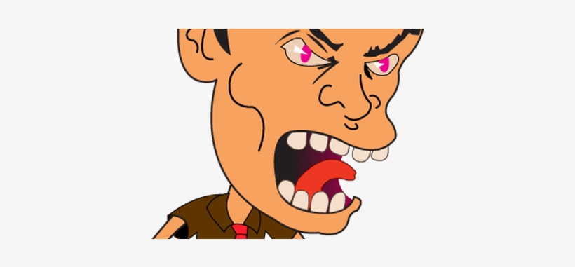 Anger Clipart Angry Person - Clip Art, transparent png #1078332