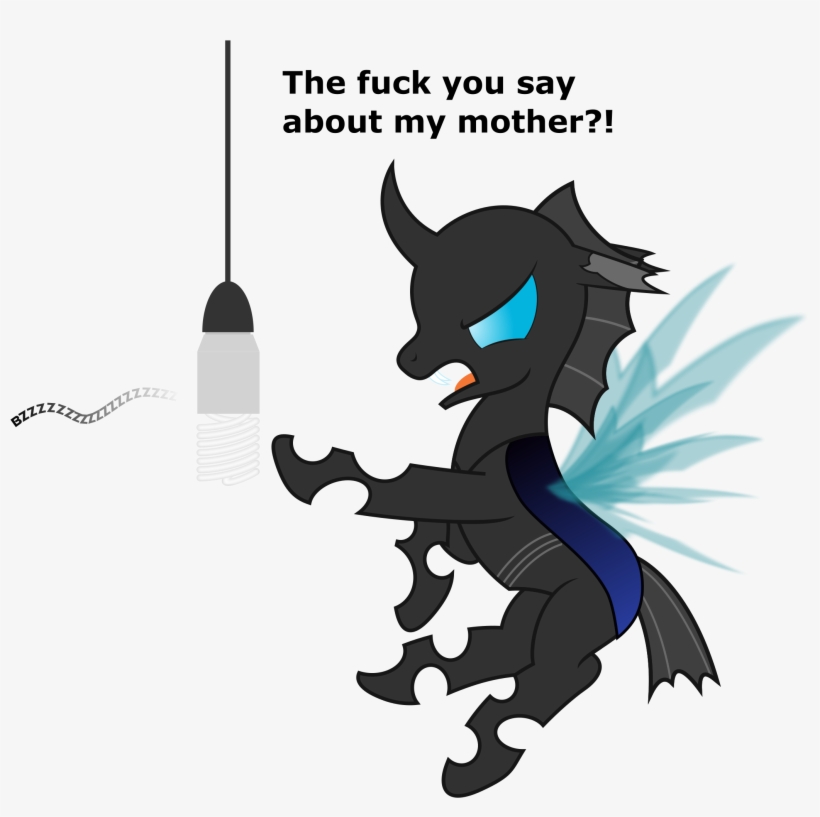 Waveywaves, Buzzing, Cfl, Changeling, Frown, Glare, - Cartoon, transparent png #1078540