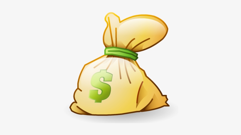 Cartoon Cash Png - Money Bag Icon Png, transparent png #1078567