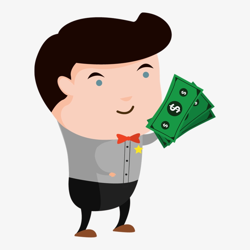 Cartoon Cartoonview Co Man Cash Design - Person Thinking Cartoon Png, transparent png #1078798